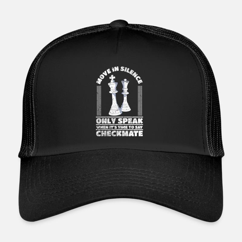 Checkmate Chess Wisdom Royal Figure Women's Game Trucker Cap