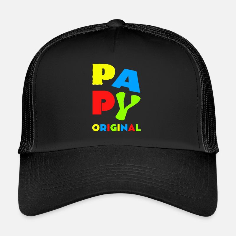 PAPY ORIGINAL COULEURS VIVES Casquette trucker 