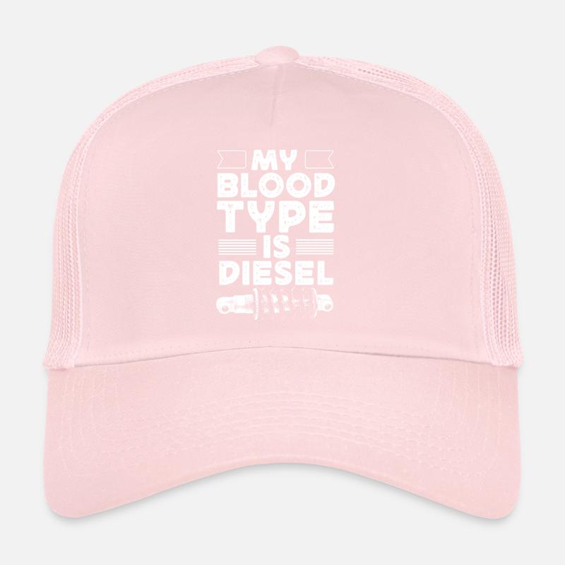 Mon groupe sanguin est diesel, chauffeur de camion Casquette trucker 
