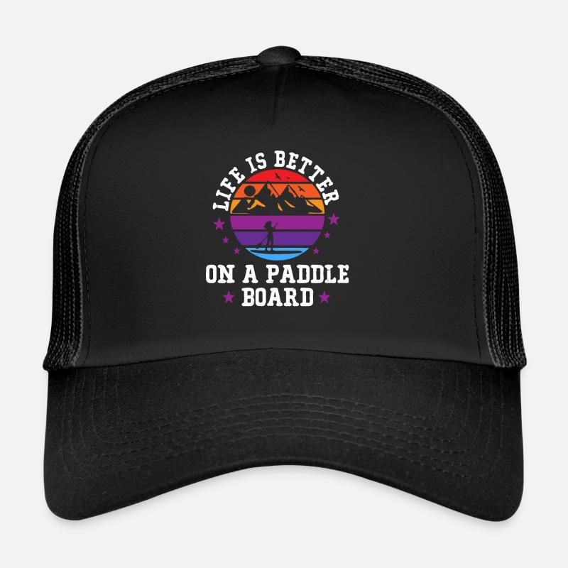 Das Leben Ist Besser Auf Einem Paddelbrett, SUP Trucker Cap