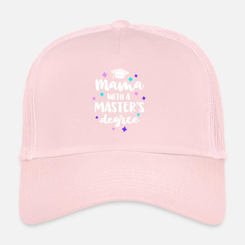 Mama mit einem Master-Abschluss Abschlussfeier Mama Trucker Cap