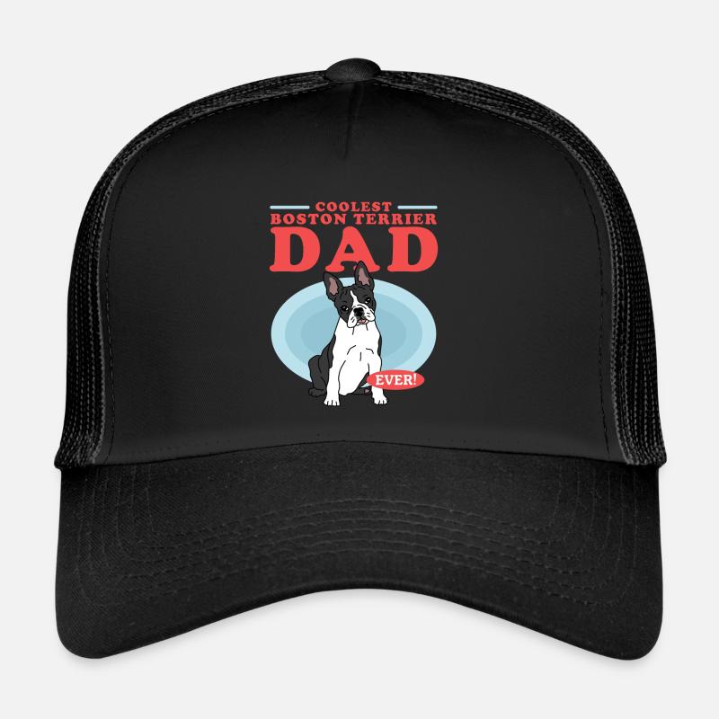 Boston Terrier Dad Hunde Hundebesitzer Geschenk Trucker Cap