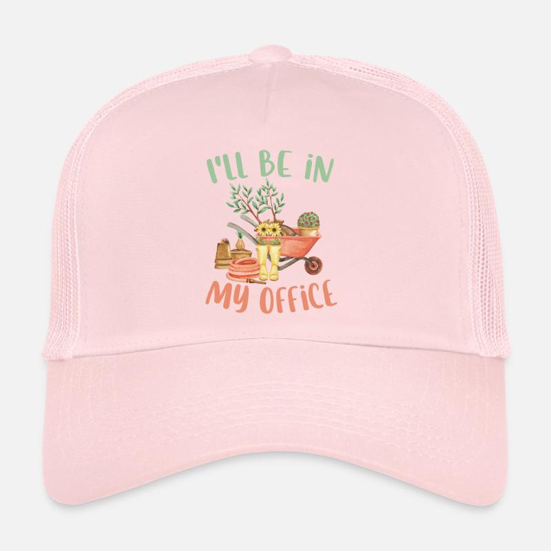 Je serai dans mon bureau mignon jardinage drôle de jardin Casquette trucker 