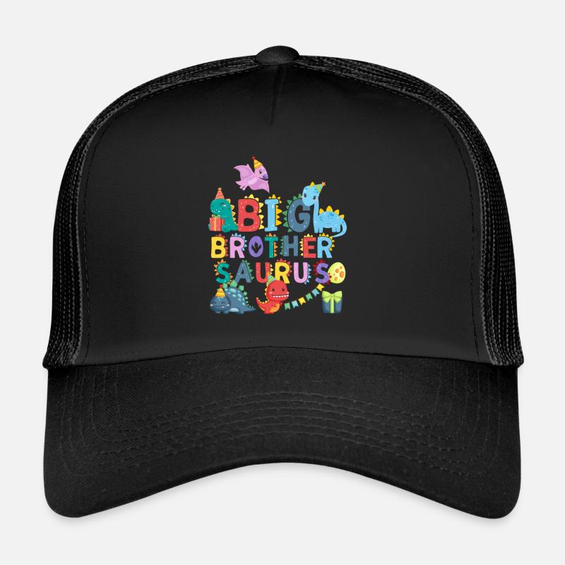 Grand frère Saurus | Tshirt de dinosaure Rawr | Casquette trucker 