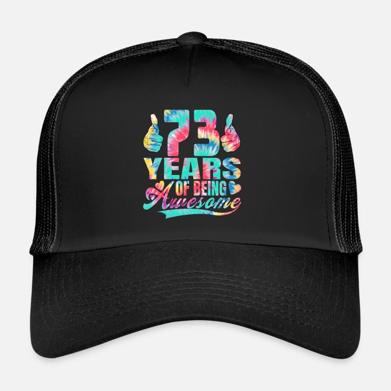 73e anniversaire ou anniversaire 73 ans d’existence Casquette trucker 