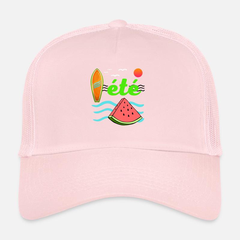 été mer océan pastèque couleurs vives surf Casquette trucker 