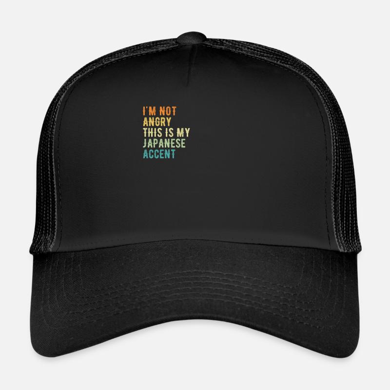 Je ne suis pas méchant, mon accent japonais Casquette trucker 