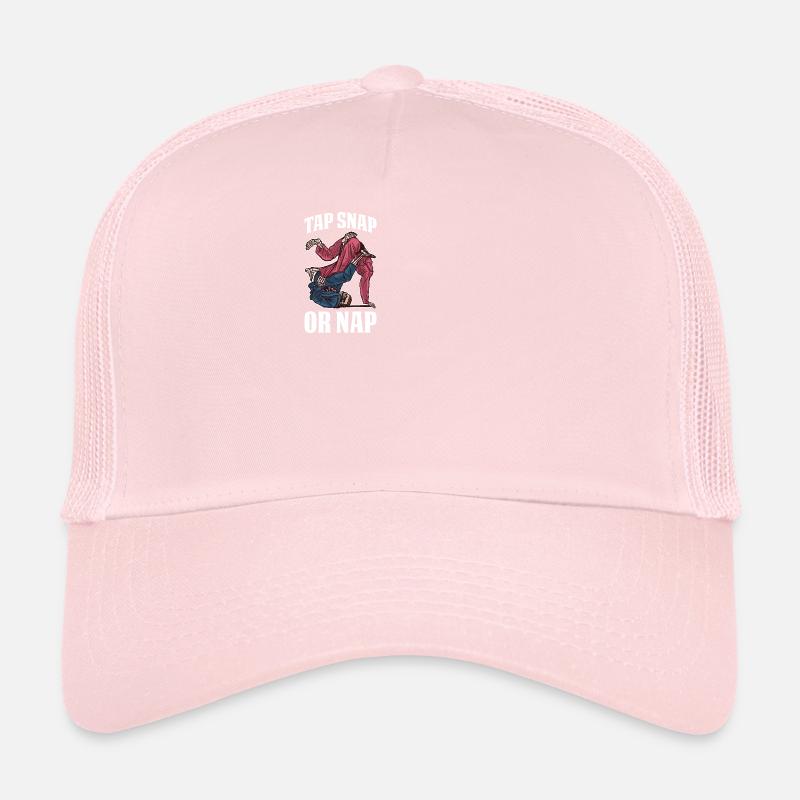 Appuyez sur Snap or Nap Jiu Jitsu Gift Casquette trucker 