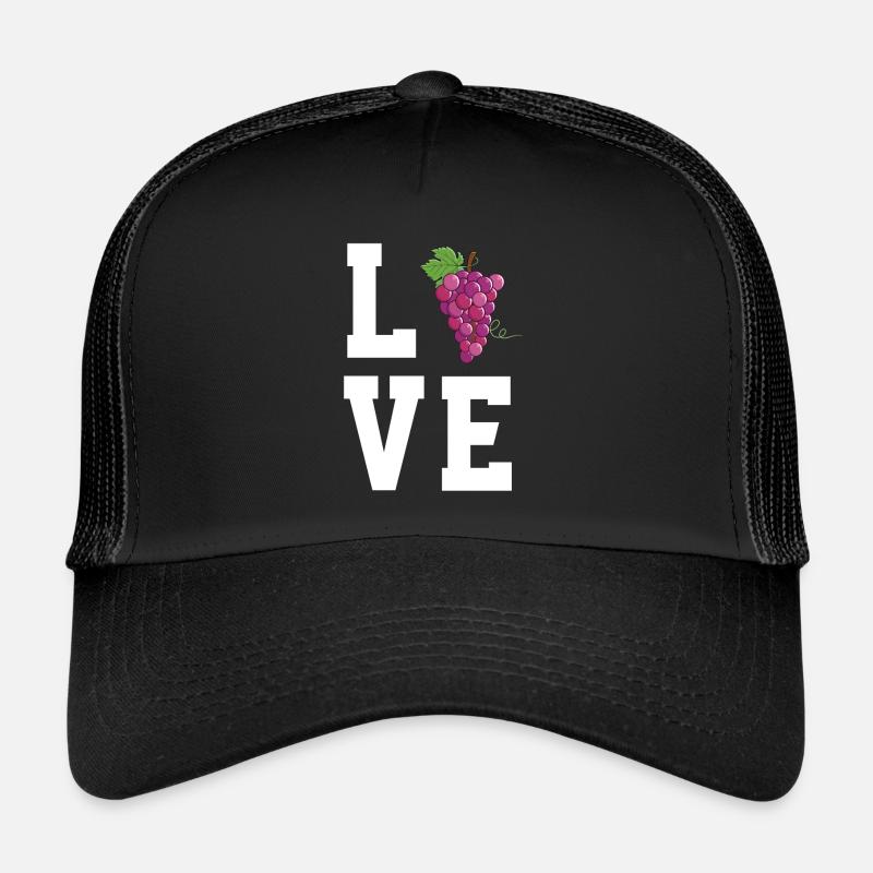 Liebe Rote Trauben Trucker Cap