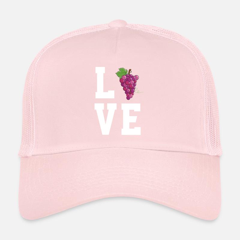 J’adore les raisins rouges Casquette trucker 