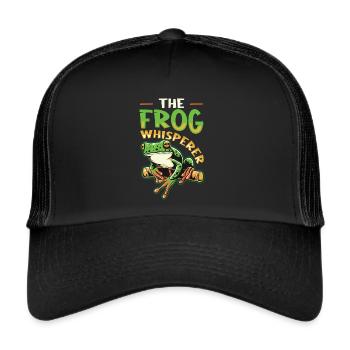 The Frog Whisperer - Trucker Cap - black/black - Front