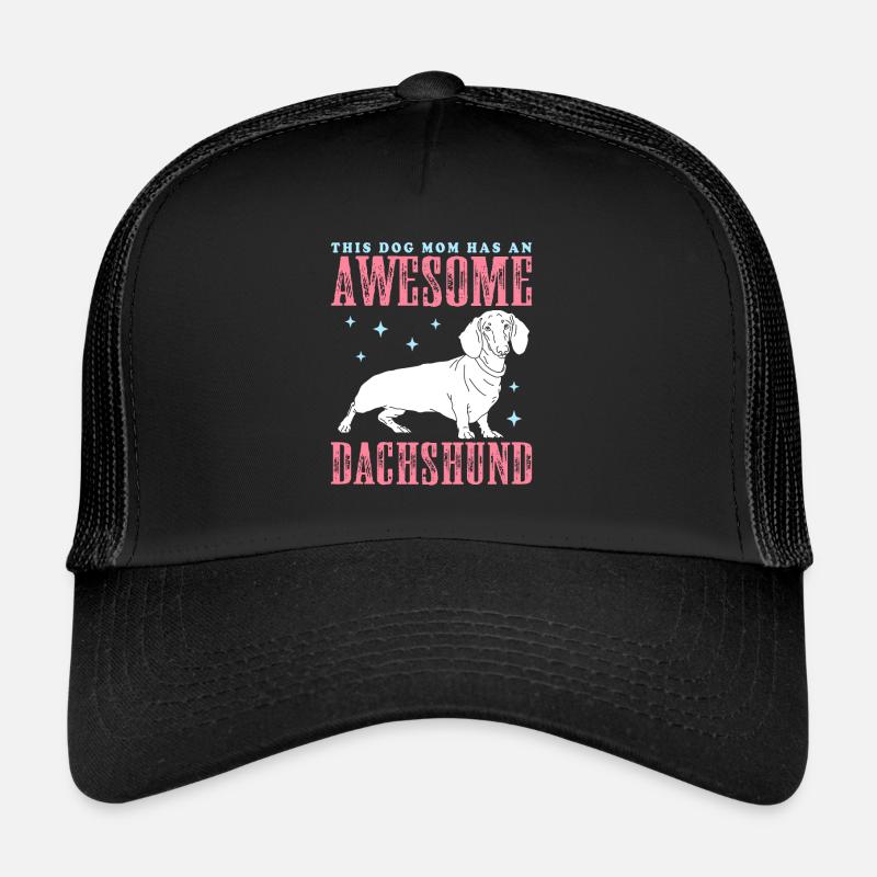 Maman teckel | Cadeau de propriétaire de chien teckel Casquette trucker 
