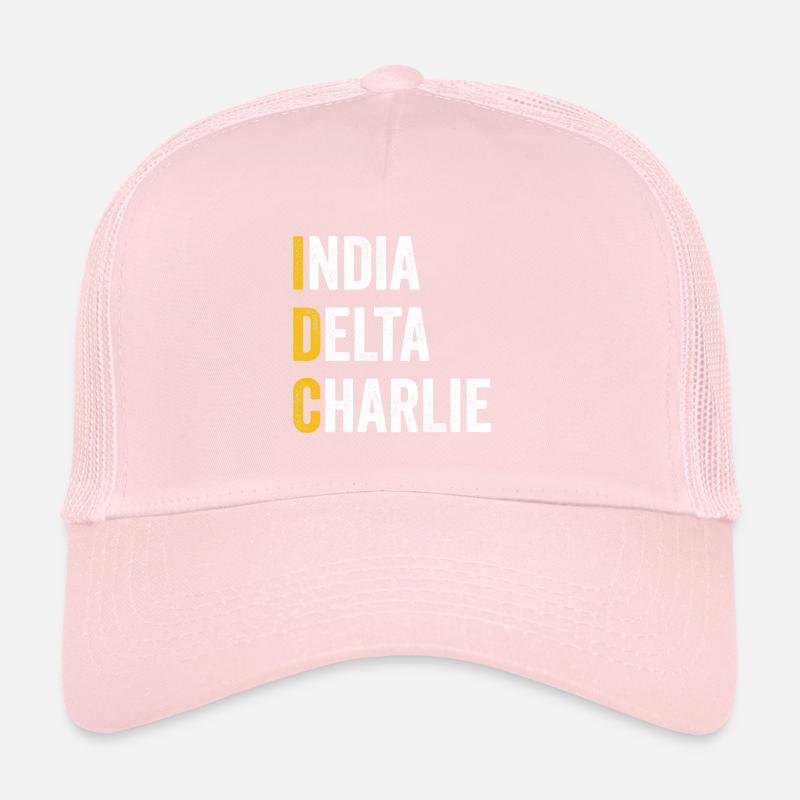 Chat par ordinateur Inde Delta Charlie - IDC Casquette trucker 
