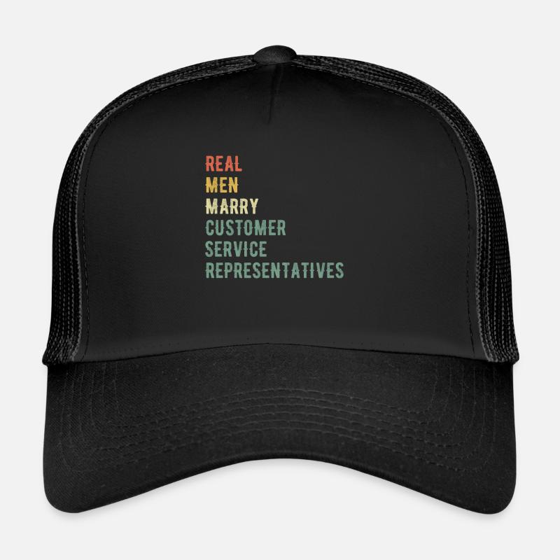 De vrais hommes épousent des représentants CS Casquette trucker 