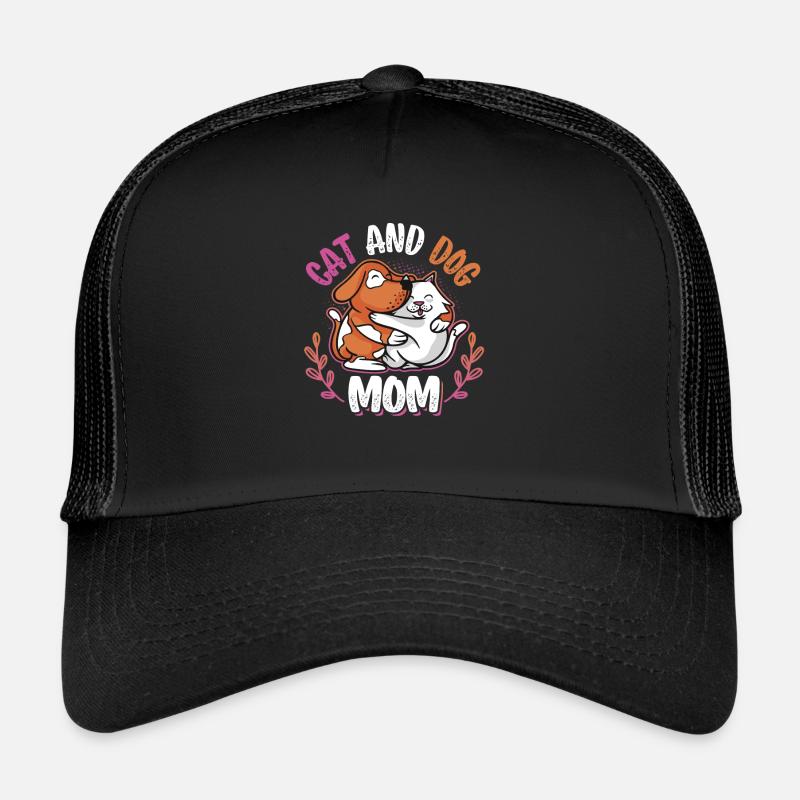 Mère de chat et de chien, animaux domestiques. Casquette trucker 