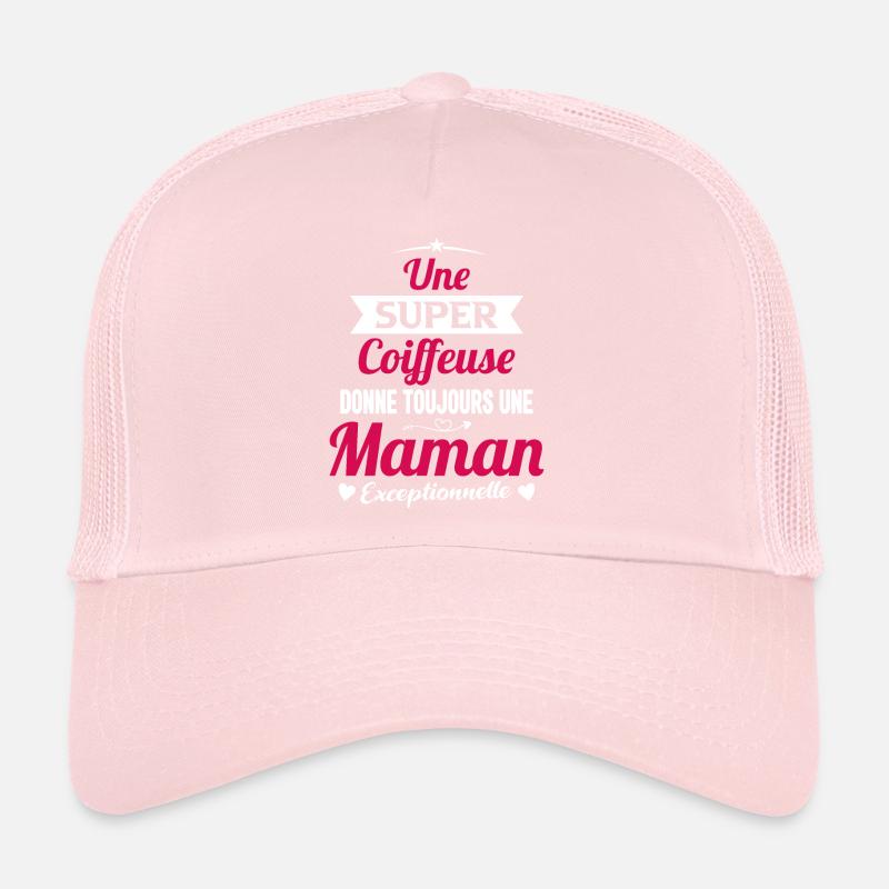 Coiffeuse cadeau drôle maman future coiffure Casquette trucker 