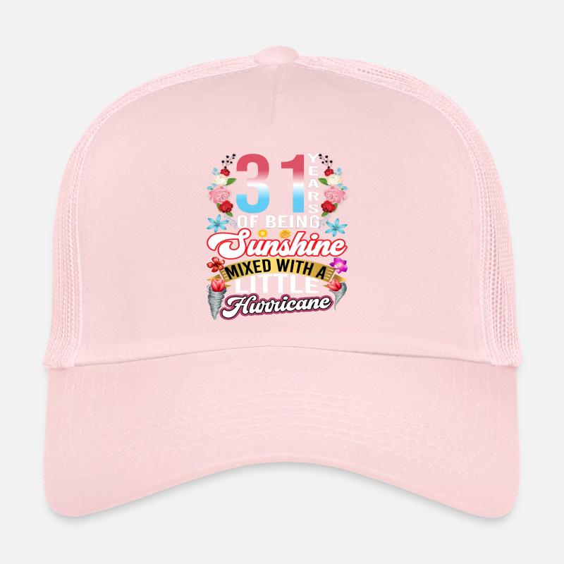 31 ans de soleil mélangés à un petit Casquette trucker 