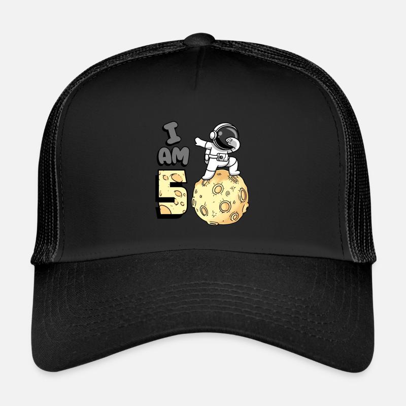 I am 5 room astronaut child Moon Walker 5. Trucker Cap