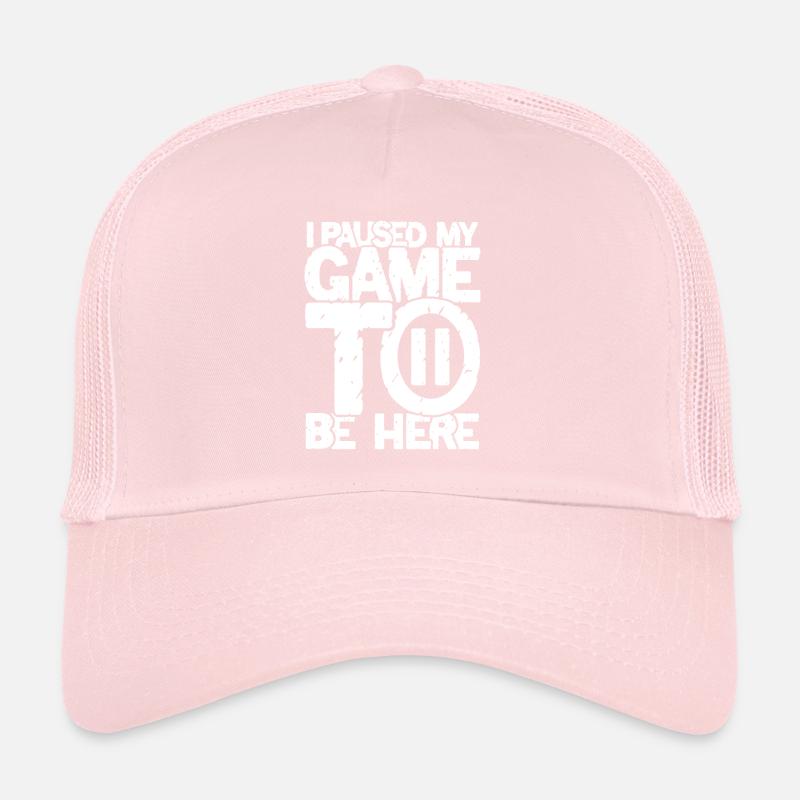 My game pauses Trucker Cap