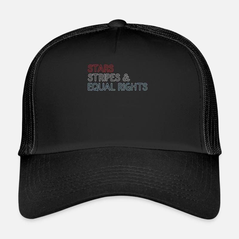Star Stripes and Equal Rights Trucker Cap