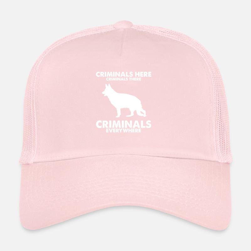Design German Shepherd Police Design Trucker Cap