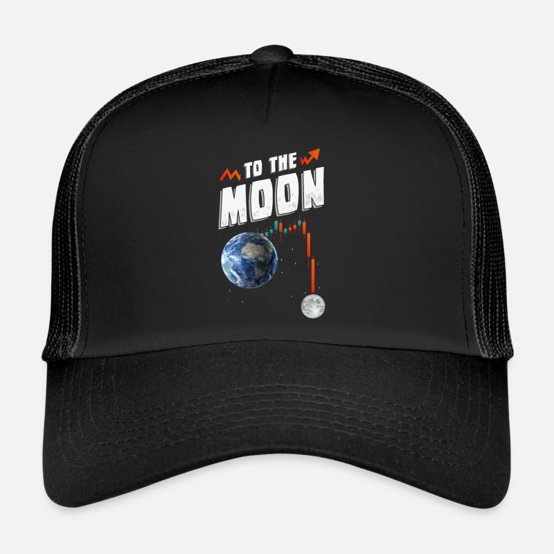Vers la Lune, Crypto Crash, Traders boursiers Casquette trucker 