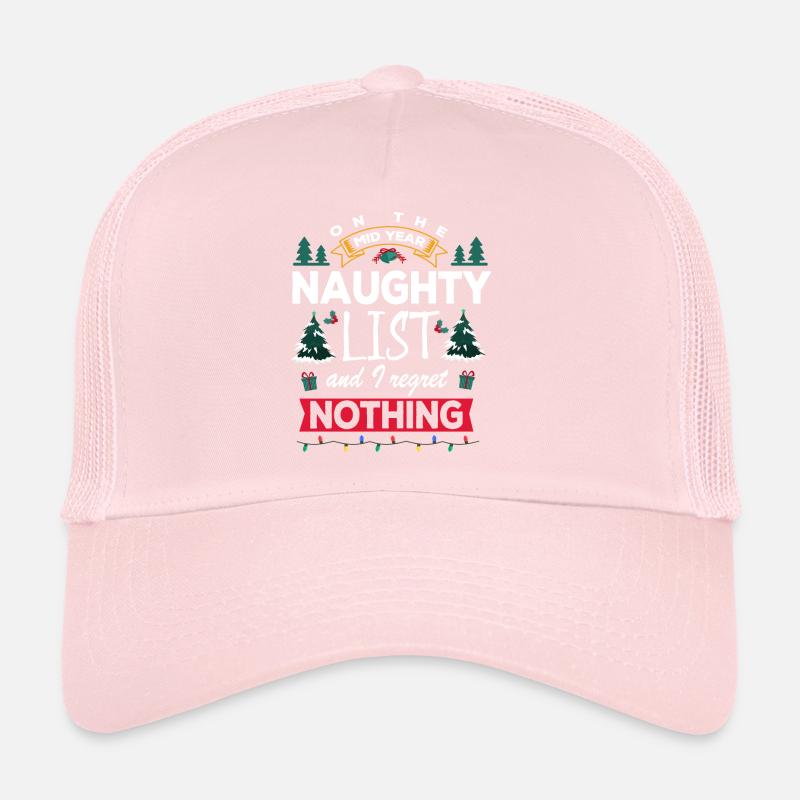 Milieu de l’année liste effrontée Et ne regrettez rien Casquette trucker 