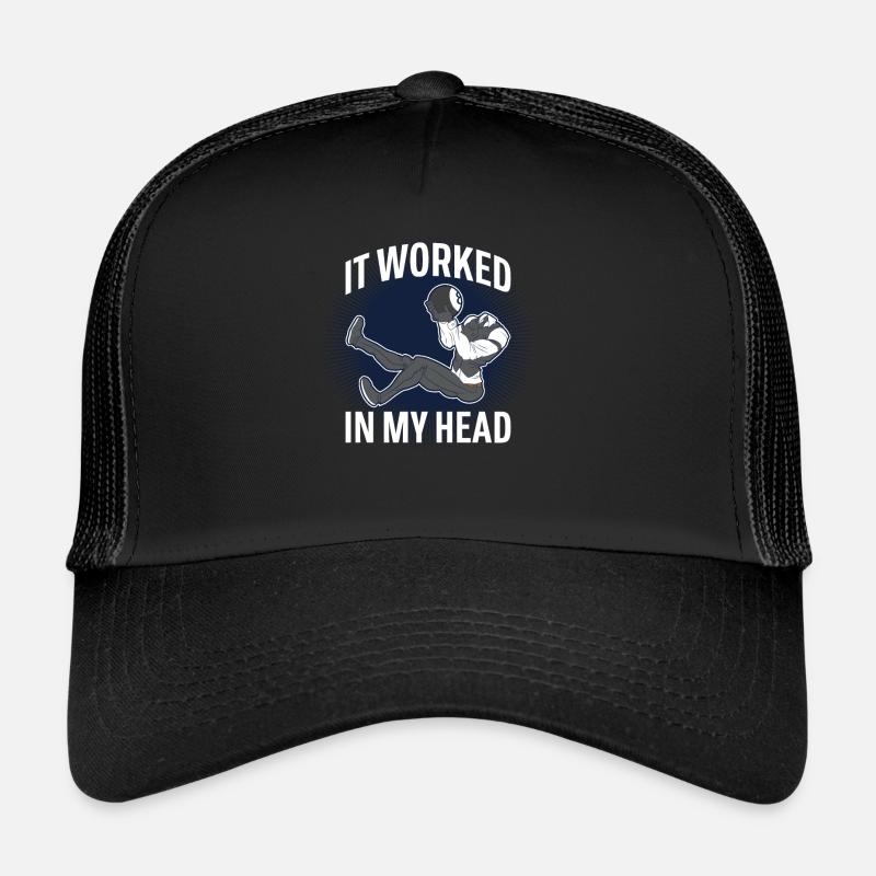 It Worked In My Head Pool Billard Geschenk Trucker Cap