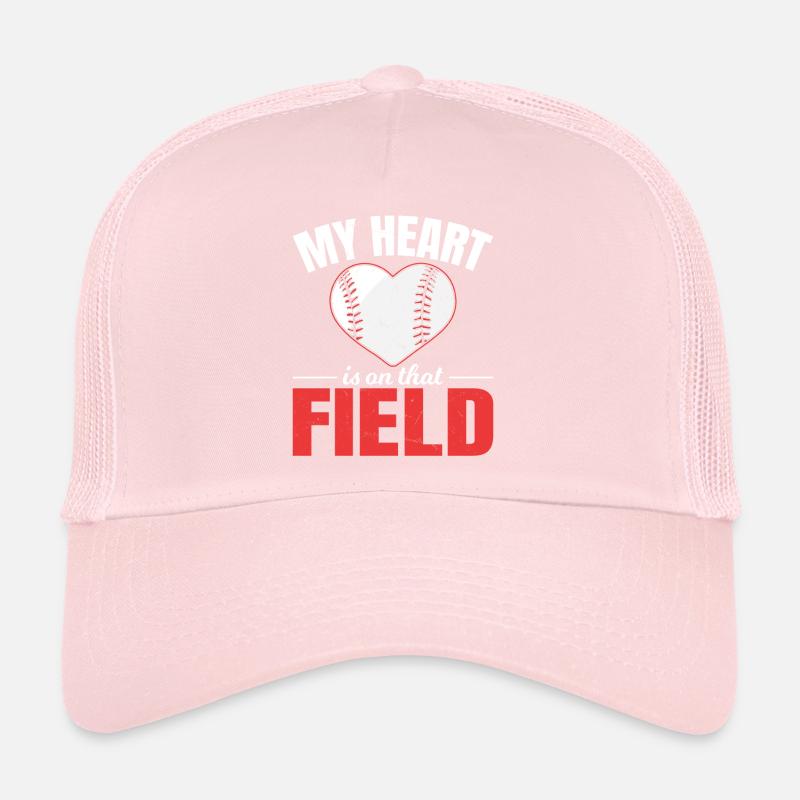 Baseball Mama Son Baseball Player Trucker Cap