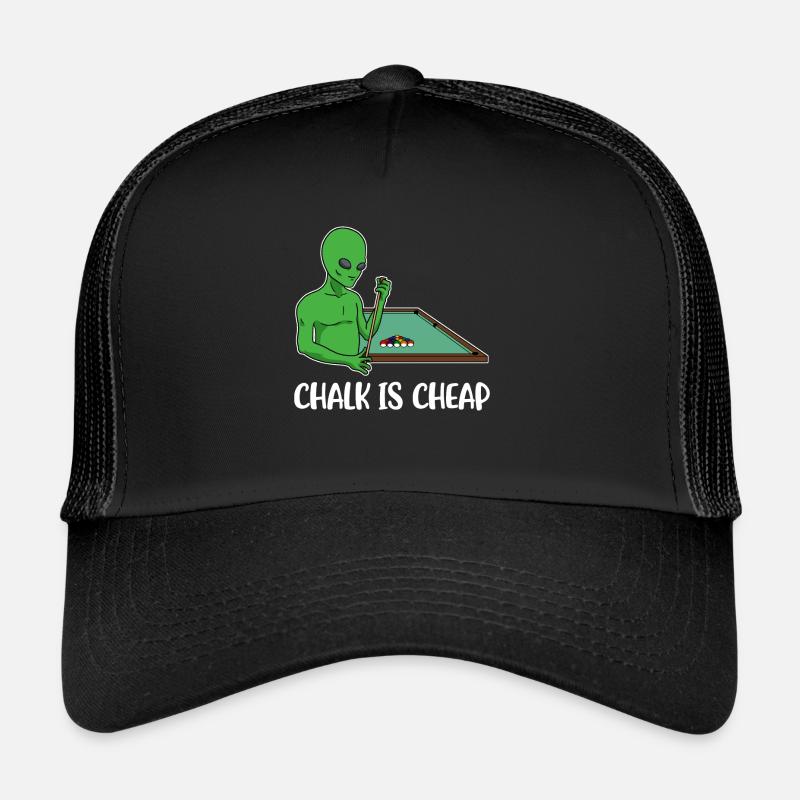 Chalk Is Cheap Billiard Gift Trucker Cap