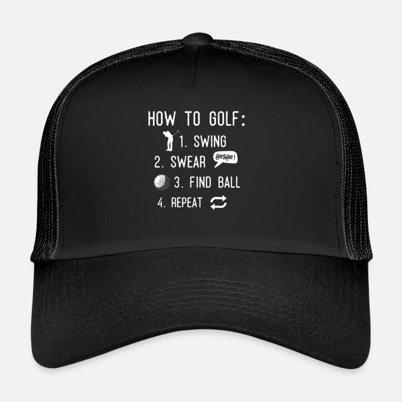 Wie Man Golf Spielt, Golfball Trucker Cap
