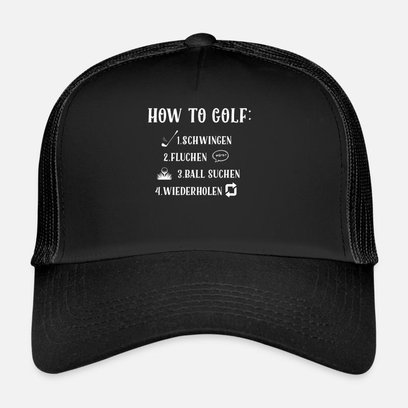 Wie Man Golf Spielt, Golfball Trucker Cap