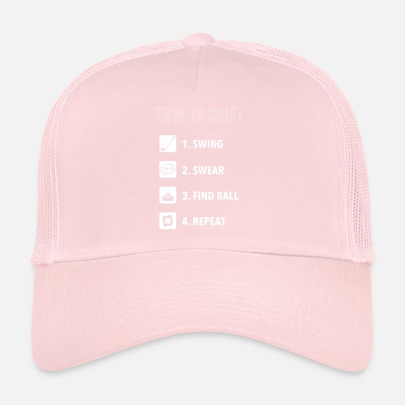 Wie Man Golf Spielt, Golfball Trucker Cap