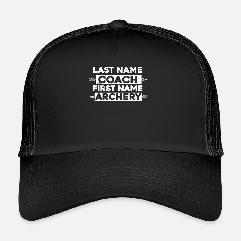 Archer Archery Arrow Archery Archery - Trucker Cap - black/black