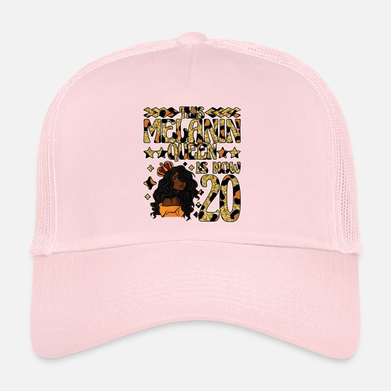 This melanin queen is now 20 black Trucker Cap
