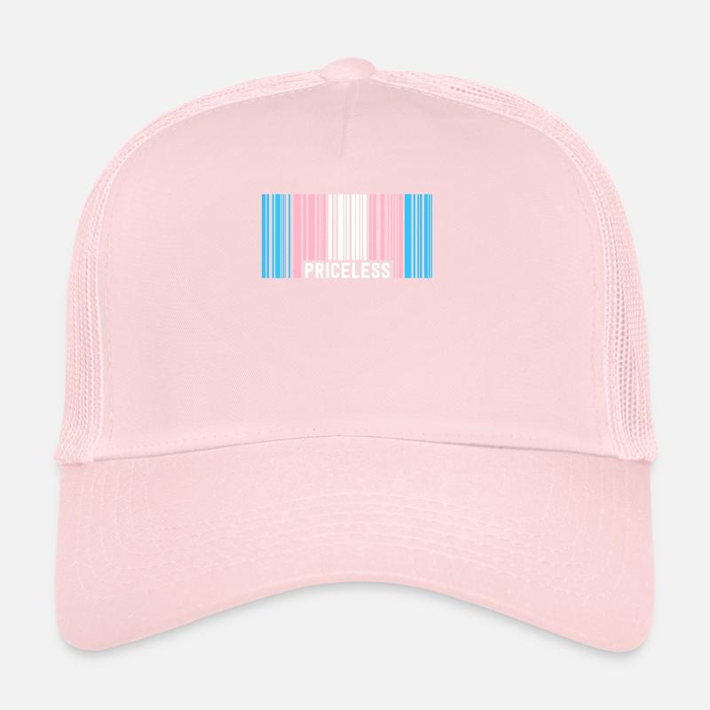 Inestimable Trans Pride Code-barres Transgenre subtil Casquette trucker 