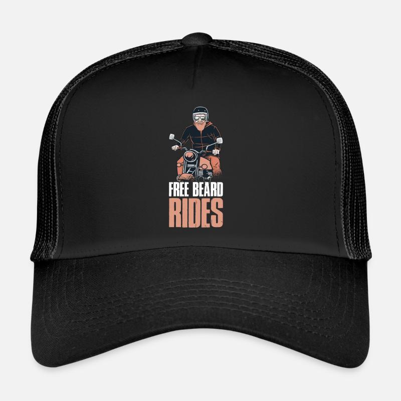 Cadeau gratuit Beard Rides Beard Casquette trucker 