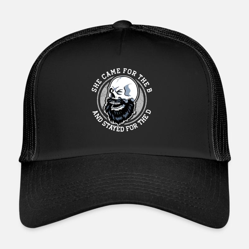 She Came For The B Bart Geschenk Trucker Cap