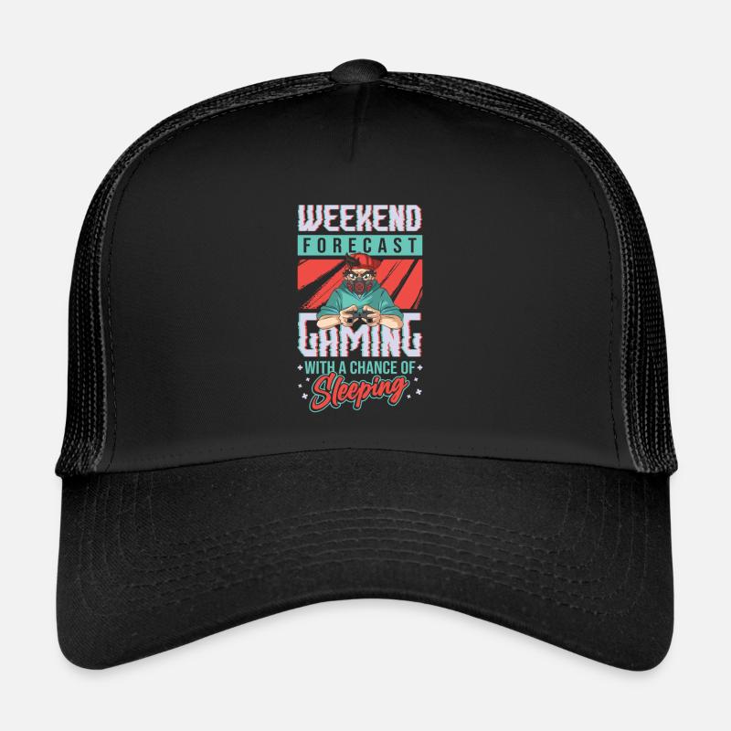 Jeu de prédiction de week-end avec une chance. Casquette trucker 