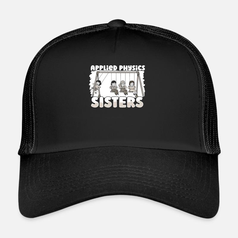Physik Physiker - Trucker Cap - Schwarz/Schwarz