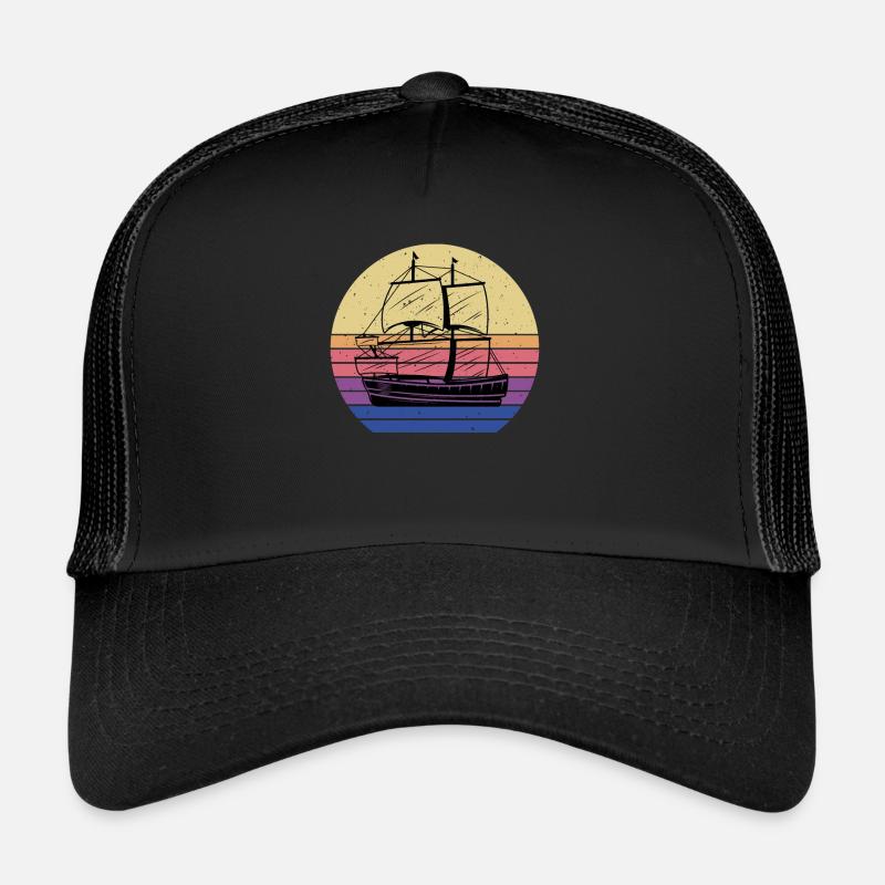Bateau pirate Casquette trucker 