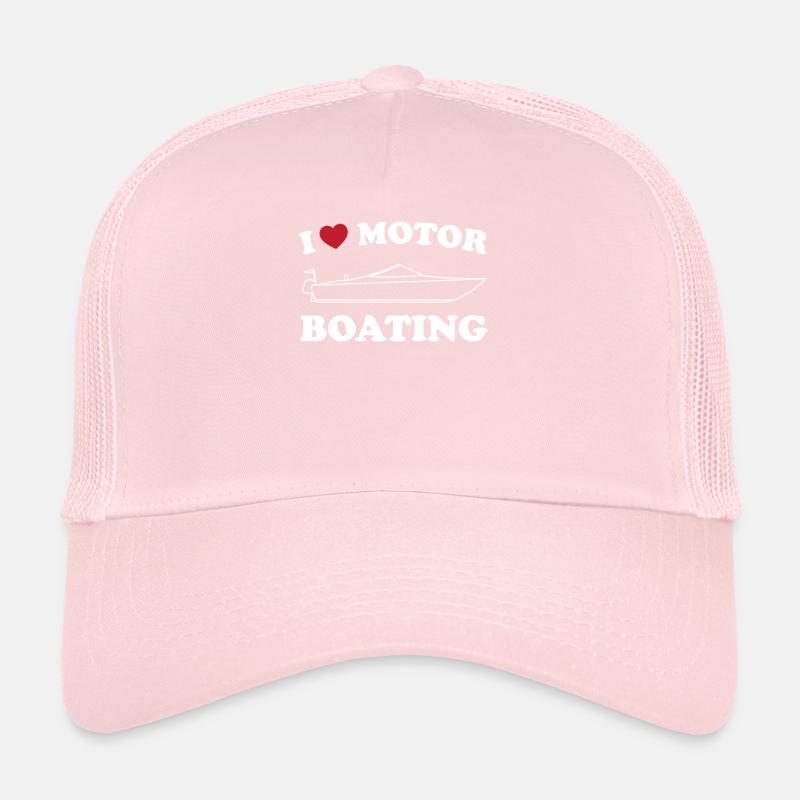 Ich Liebe Motorbootfahren Trucker Cap