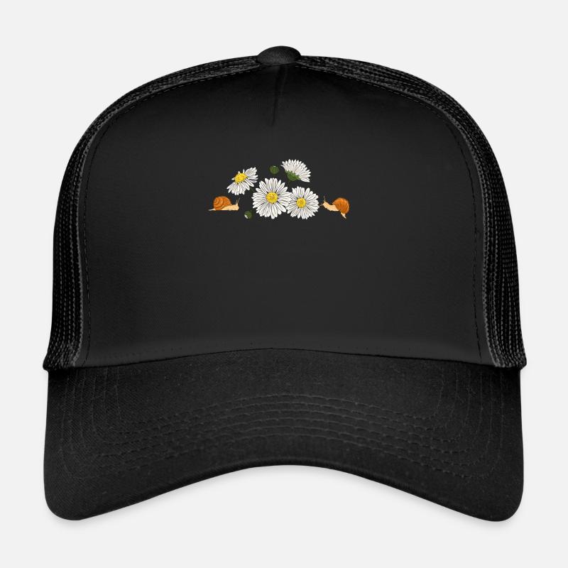 Marguerites Daisy Summer Daisies Jardin de fleurs Casquette trucker 