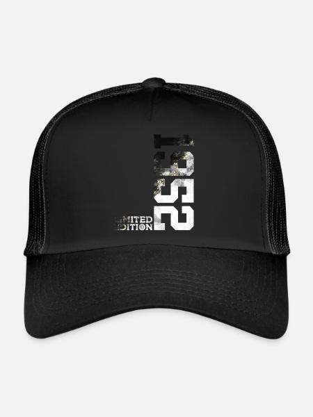 74TH BIRTHDAY LIMITED EDITION 1952 - Trucker Cap - black/black - Front
