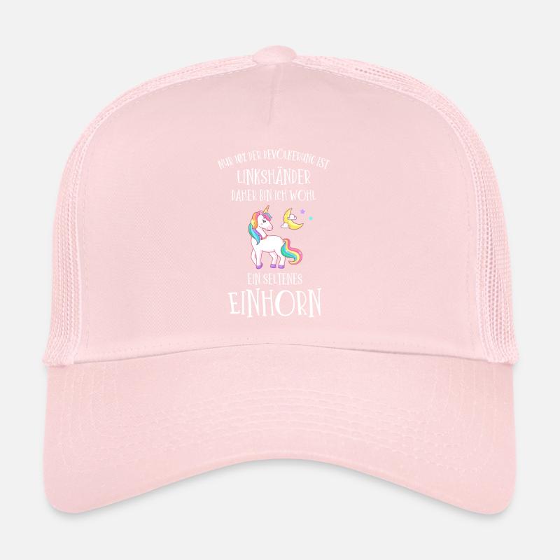 Linkshänder Einhorn Trucker Cap