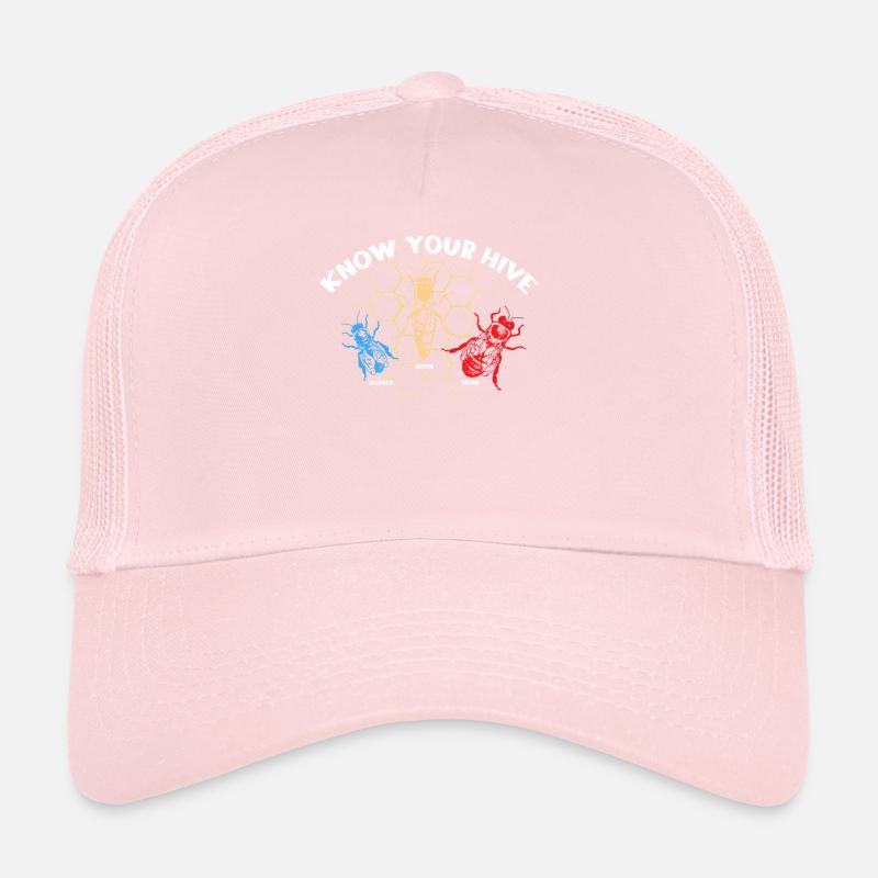 Know your hive, beekeeper, beekeeping Trucker Cap