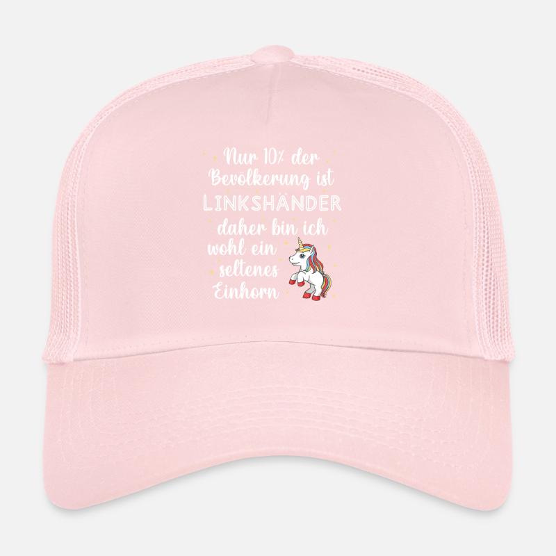 Linkshänder Einhorn Trucker Cap