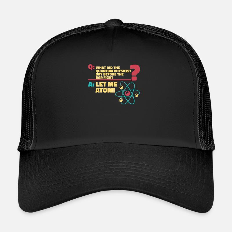 Physik Physiker - Trucker Cap - Schwarz/Schwarz