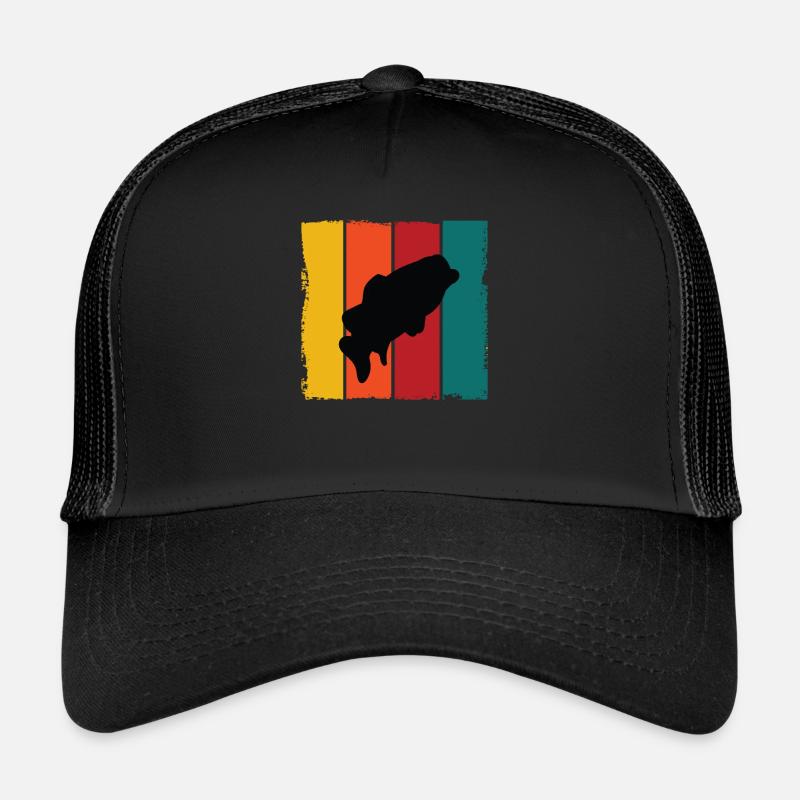 Perch Silhouette Trucker Cap