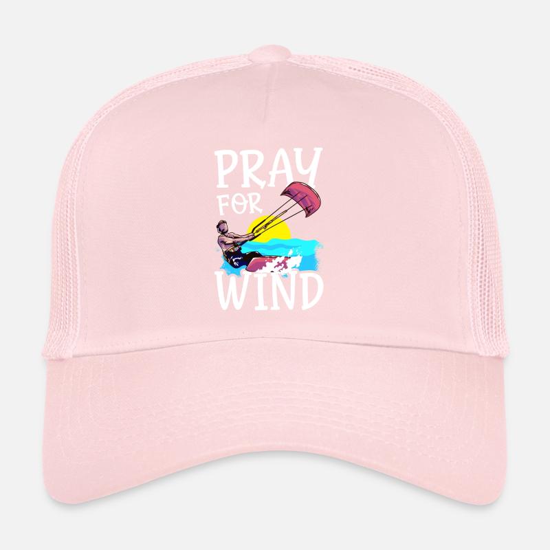 Kitesurfer Priez pour le kitesurf éolien Casquette trucker 